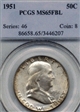 1951 50C MS65FBL
