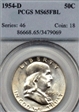 1954-D 50C MS65FBL