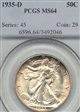 1935-D 50C MS64