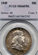 1949 50C MS66FBL