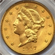 1907 $20 Liberty MS64