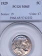 1929 5C MS65