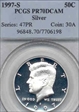 1997-S 50C Silver PR70DCAM