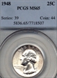 1948 25C MS65
