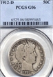 1912-D 50C G6