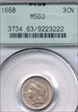 1868 3CN MS63
