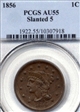 1856 1C Slanted 5 AU55BN