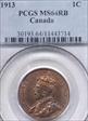 1913 1C MS64RB