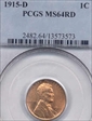 1915-D 1C MS64RD