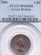 1806 1/4D S-3782 MS64RB