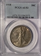 1918 50C AU53