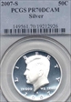 2007-S 50C Silver PR70DCAM