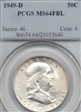 1949-D 50C MS64FBL