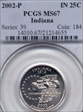 2002-P 25C Indiana MS67