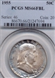 1955 50C MS66FBL