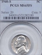 1940-S 5C MS65FS