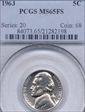 1963 5C MS65FS