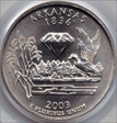 2003-P 25C Arkansas MS66