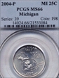 2004-P 25C Michigan MS66
