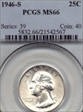 1946-S 25C MS66