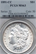 1891-CC $1 MS63
