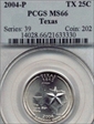 2004-P 25C Texas MS66