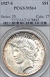 1927-S $1 MS64