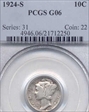 1924-S 10C G6