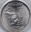 2004-D 25C Michigan MS67