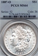 1887-O $1 MS64
