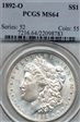1892-O $1 MS64