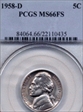 1958-D 5C MS66FS