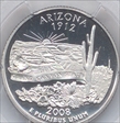2008-S 25C Arizona PR69DCAM