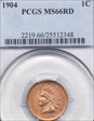 1904 1C MS66RD