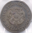 1722 Penny Rosa Americana, VTILEDVLC XF40
