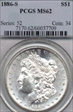 1886-S $1 MS62