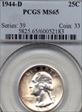 1944-D 25C MS65