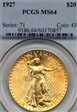 1927 $20 MS64