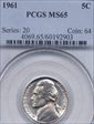 1961 5C MS65