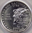 2000-P 25C New Hampshire MS66