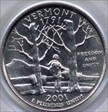 2001-D 25C Vermont MS66