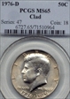 1976-D 50C Clad MS65