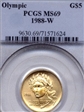 1988-W $5 Olympic MS69