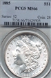 1885 $1 MS66