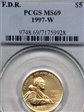 1997-W $5 F.D.R. MS69