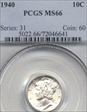 1940 10C MS66
