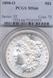 1898-O $1 MS66