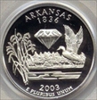 2003-S 25C Arkansas PR69DCAM