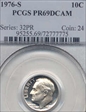 1976-S 10C PR69DCAM