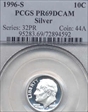 1996-S 10C Silver PR69DCAM